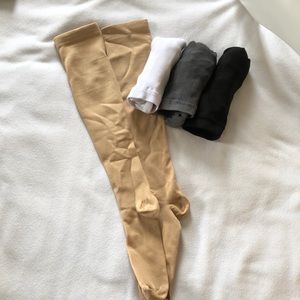 Copper knee high compression socks - 4 pack